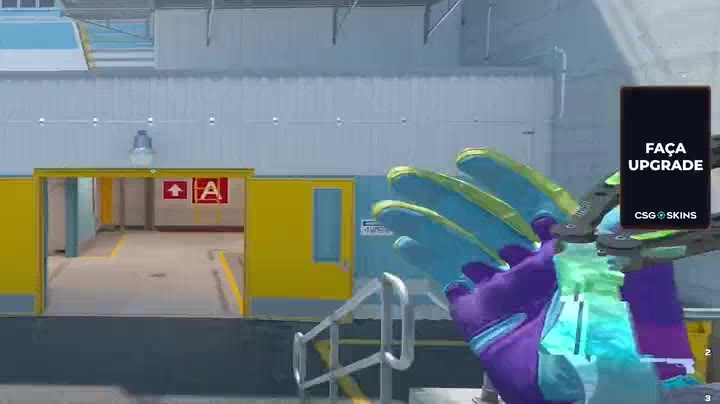 Live do Wastzera com o painel de um patrocinador na tela