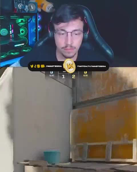 Wastzera numa jogada rara no CS2