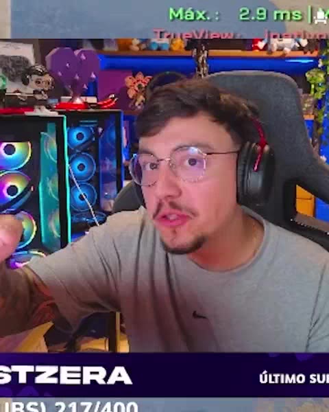 Wastzera explicando um detalhe do jogo