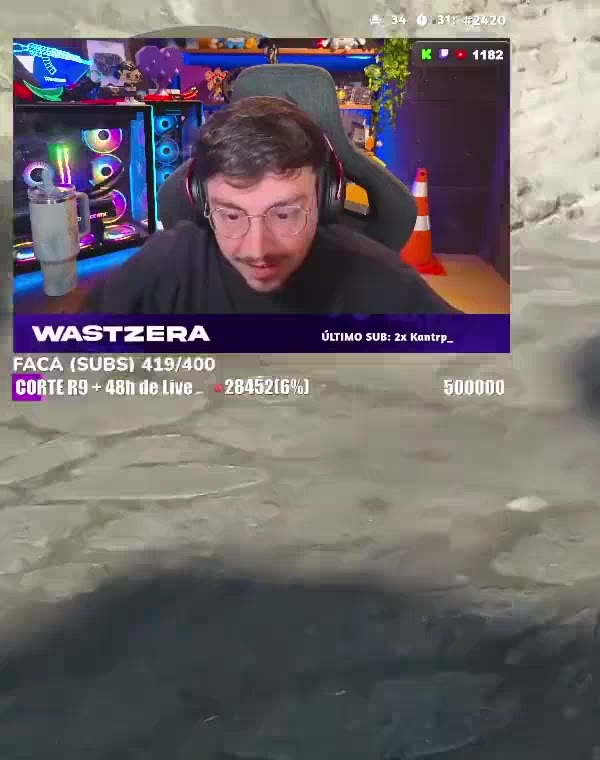 Wastzera ao vivo jogando CS2